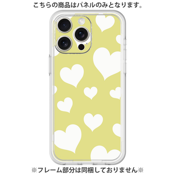 プレミアムパネル［ Dot Hearts - Yellow ］