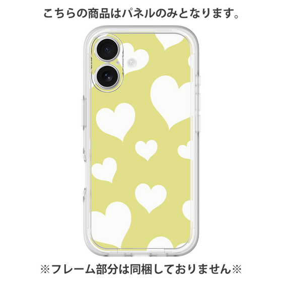 プレミアムパネル［ Dot Hearts - Yellow ］