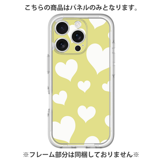 プレミアムパネル［ Dot Hearts - Yellow ］