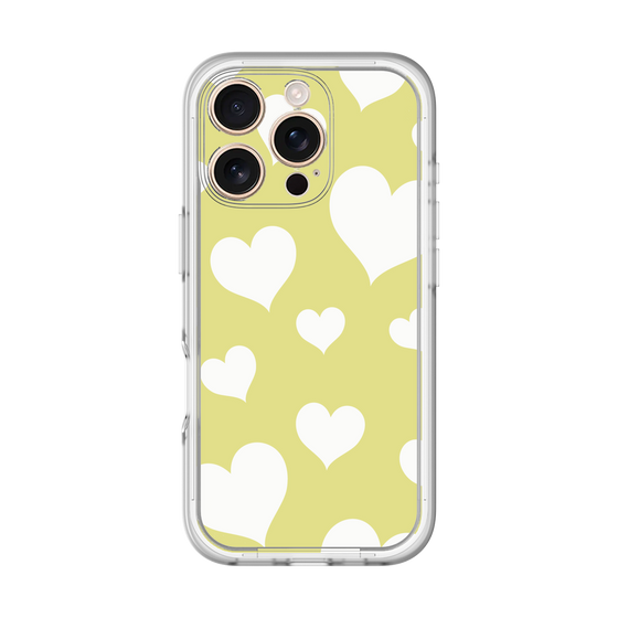 プレミアムパネル［ Dot Hearts - Yellow ］