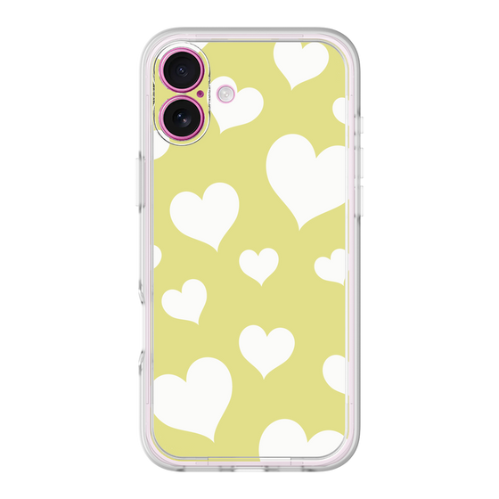 プレミアムパネル［ Dot Hearts - Yellow ］
