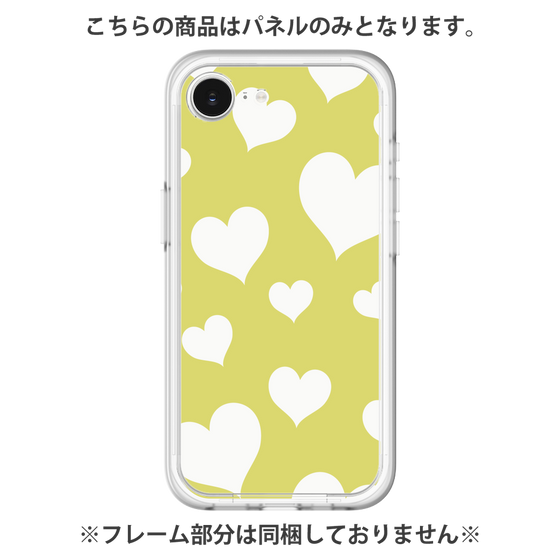 プレミアムパネル［ Dot Hearts - Yellow ］
