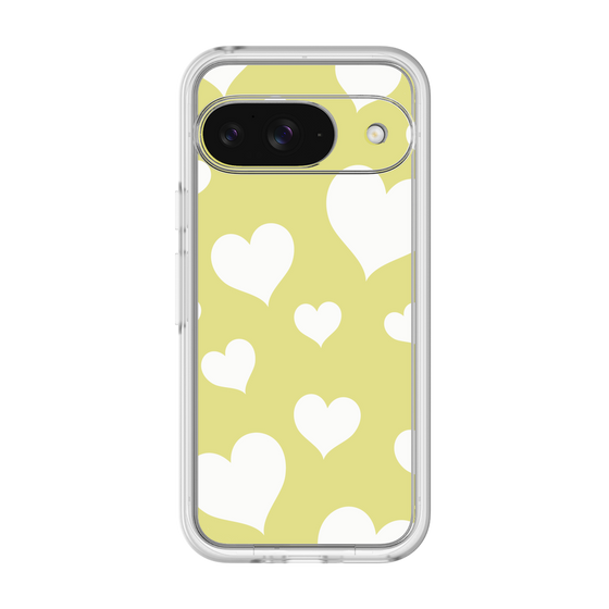 プレミアムパネル［ Dot Hearts - Yellow ］