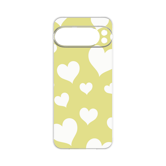 プレミアムパネル［ Dot Hearts - Yellow ］