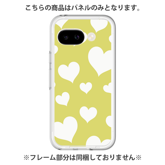プレミアムパネル［ Dot Hearts - Yellow ］