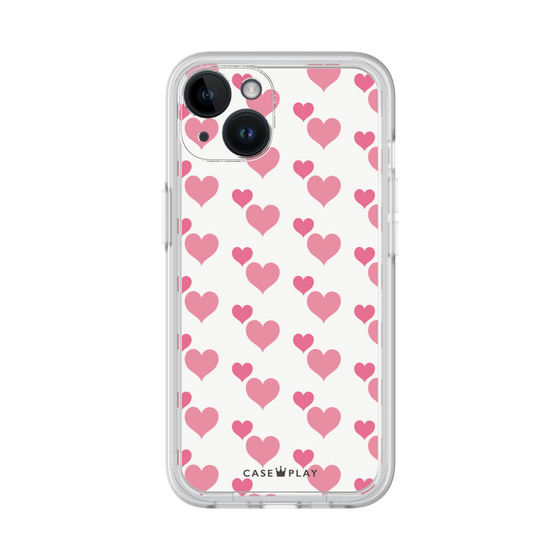 プレミアムパネル［ Stripe Hearts - Pink ］