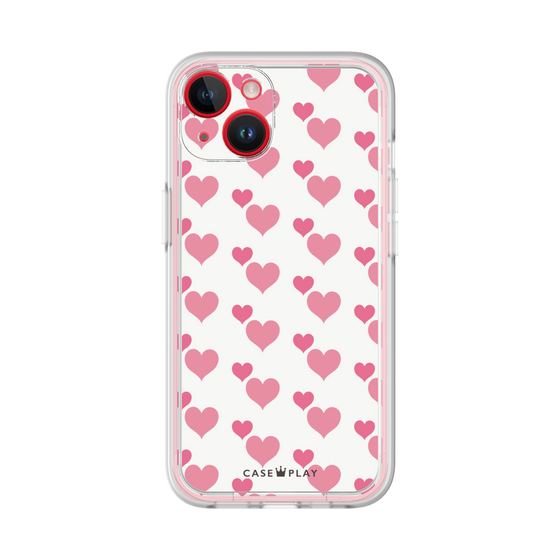 プレミアムパネル［ Stripe Hearts - Pink ］