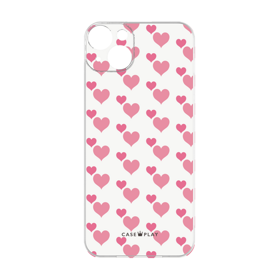 プレミアムパネル［ Stripe Hearts - Pink ］