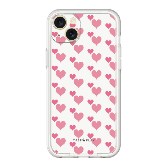 プレミアムパネル［ Stripe Hearts - Pink ］
