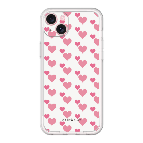 プレミアムパネル［ Stripe Hearts - Pink ］