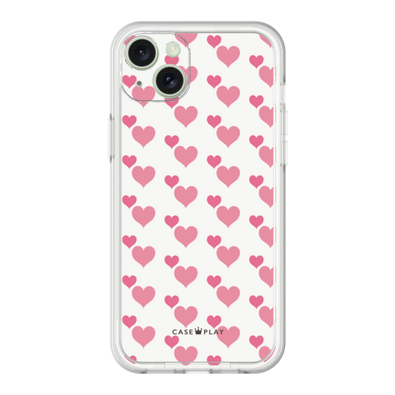 プレミアムパネル［ Stripe Hearts - Pink ］