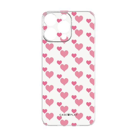 プレミアムパネル［ Stripe Hearts - Pink ］