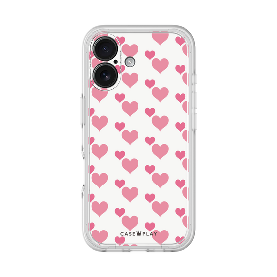 プレミアムパネル［ Stripe Hearts - Pink ］
