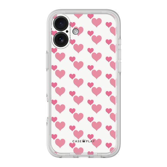 プレミアムパネル［ Stripe Hearts - Pink ］