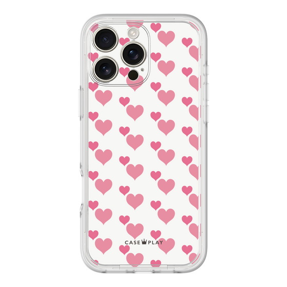 プレミアムパネル［ Stripe Hearts - Pink ］