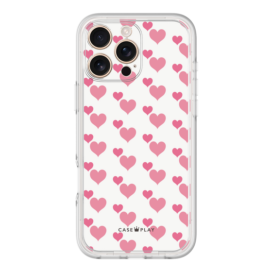 プレミアムパネル［ Stripe Hearts - Pink ］