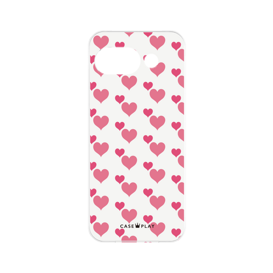 プレミアムパネル［ Stripe Hearts - Pink ］