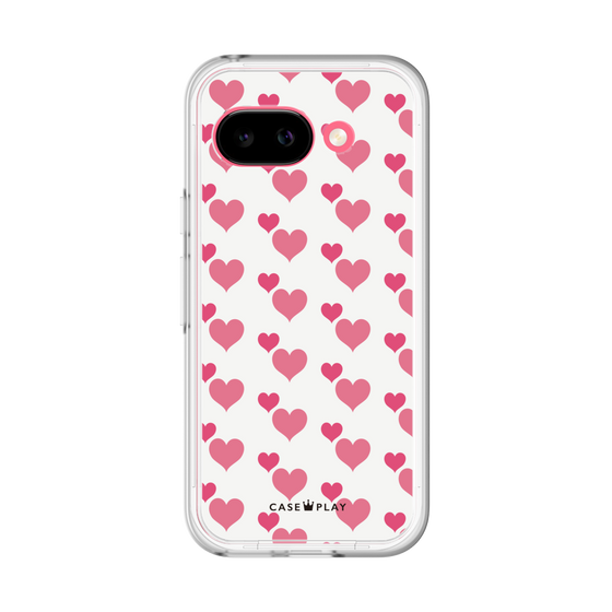 プレミアムパネル［ Stripe Hearts - Pink ］