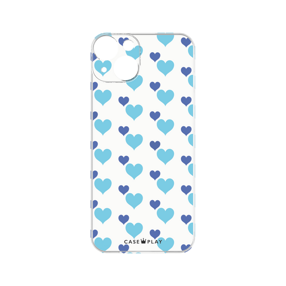プレミアムパネル［ Stripe Hearts - Blue ］