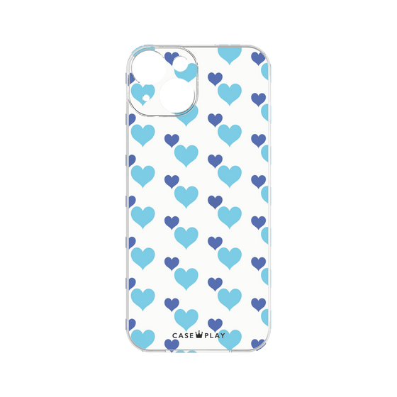 プレミアムパネル［ Stripe Hearts - Blue ］