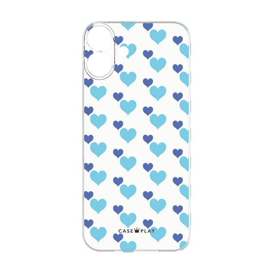 プレミアムパネル［ Stripe Hearts - Blue ］