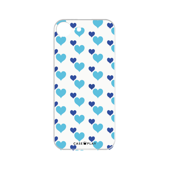 プレミアムパネル［ Stripe Hearts - Blue ］
