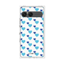 プレミアムパネル［ Stripe Hearts - Blue ］
