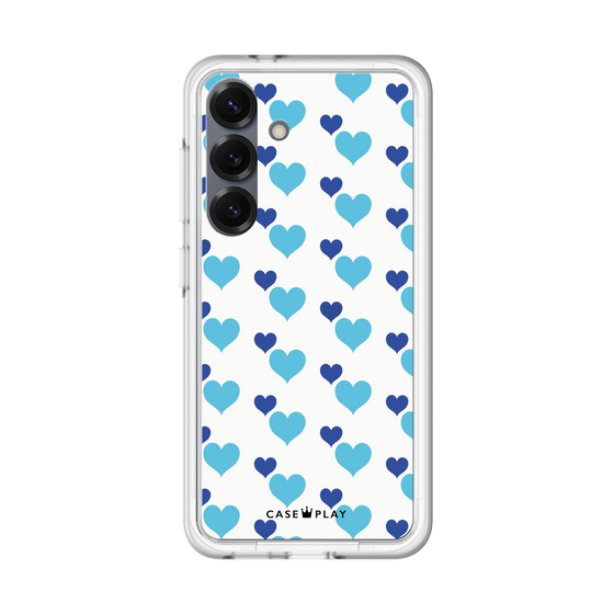 プレミアムパネル［ Stripe Hearts - Blue ］