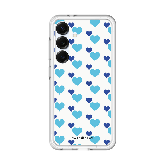 プレミアムパネル［ Stripe Hearts - Blue ］