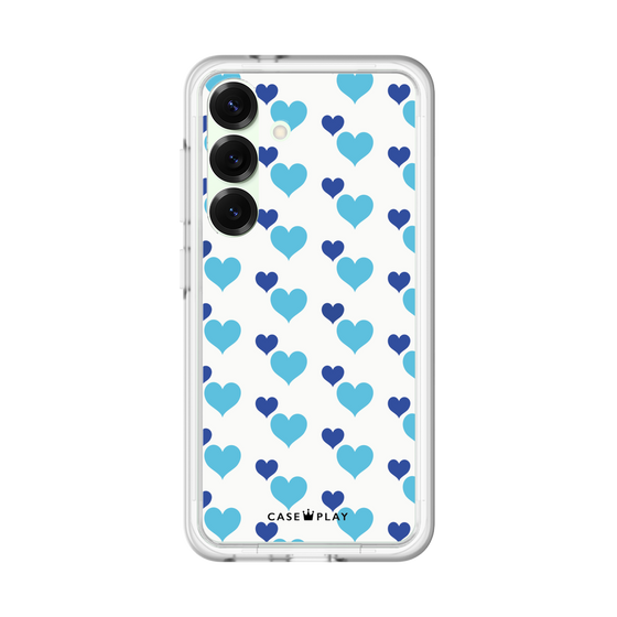 プレミアムパネル［ Stripe Hearts - Blue ］