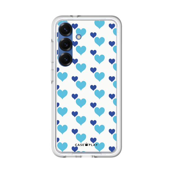 プレミアムパネル［ Stripe Hearts - Blue ］