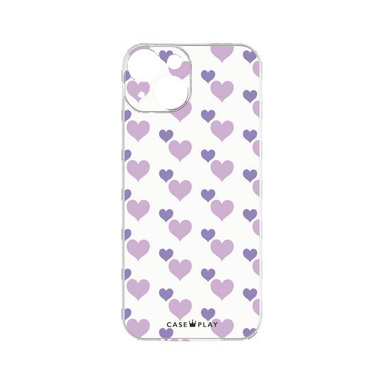 プレミアムパネル［ Stripe Hearts - Purple ］