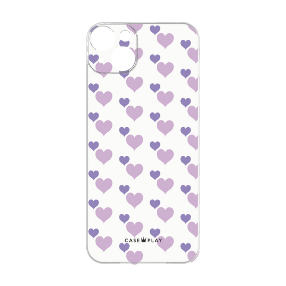 プレミアムパネル［ Stripe Hearts - Purple ］