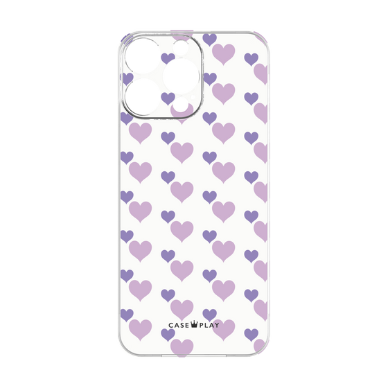 プレミアムパネル［ Stripe Hearts - Purple ］