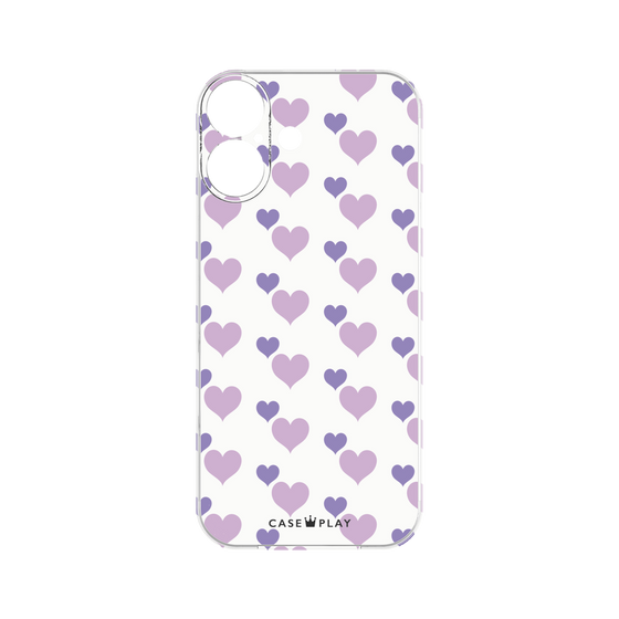 プレミアムパネル［ Stripe Hearts - Purple ］