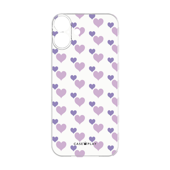プレミアムパネル［ Stripe Hearts - Purple ］