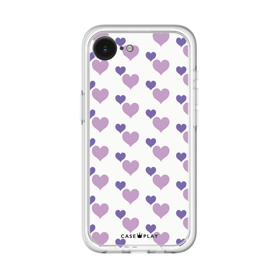 プレミアムパネル［ Stripe Hearts - Purple ］