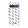 プレミアムパネル［ Stripe Hearts - Purple ］