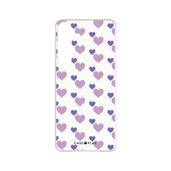 プレミアムパネル［ Stripe Hearts - Purple ］