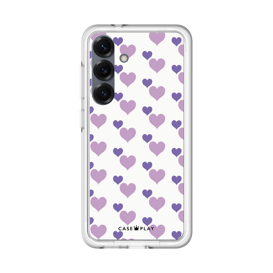 プレミアムパネル［ Stripe Hearts - Purple ］