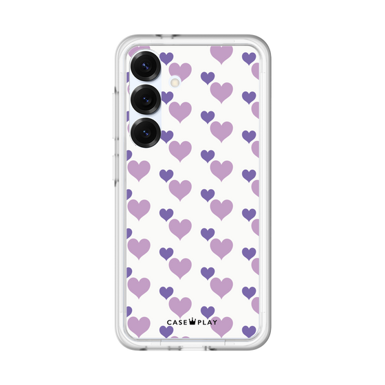 プレミアムパネル［ Stripe Hearts - Purple ］