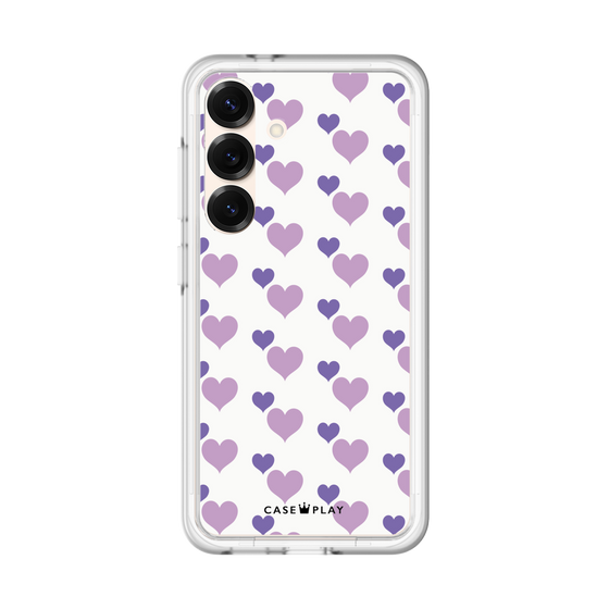 プレミアムパネル［ Stripe Hearts - Purple ］