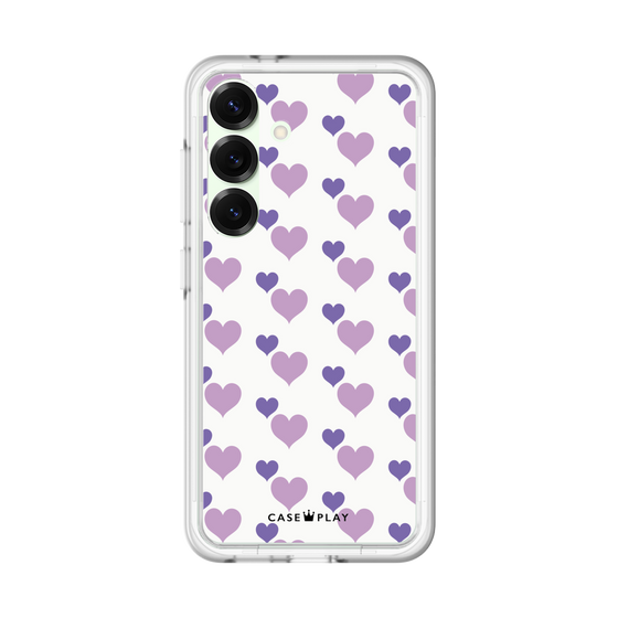 プレミアムパネル［ Stripe Hearts - Purple ］