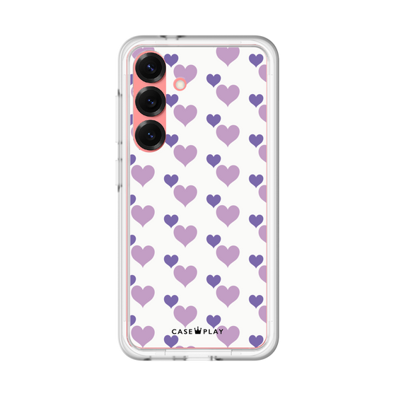 プレミアムパネル［ Stripe Hearts - Purple ］
