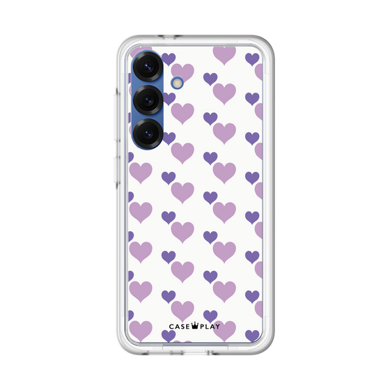 プレミアムパネル［ Stripe Hearts - Purple ］