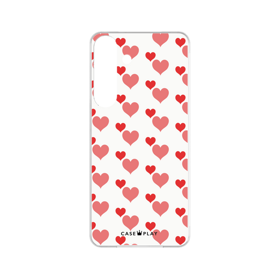 プレミアムパネル［ Stripe Hearts - Red ］