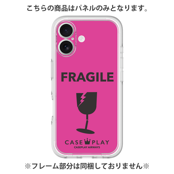 プレミアムパネル［ FRAGILE - Pink ］