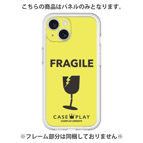 プレミアムパネル［ FRAGILE - Yellow ］