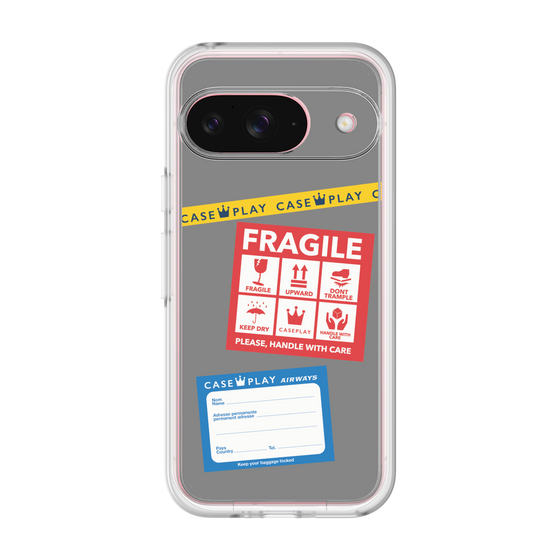 プレミアムパネル［ FRAGILE Stickers - Gray ］