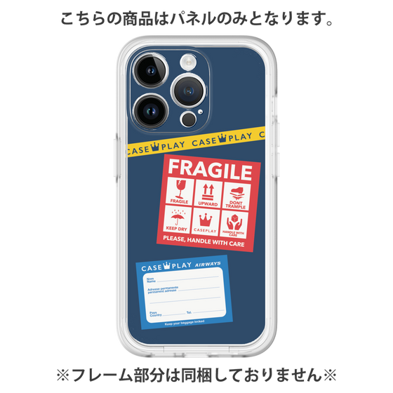 プレミアムパネル［ FRAGILE Stickers - Navy ］